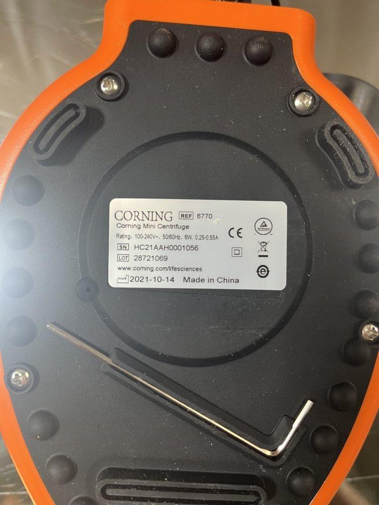 Corning Mini Centrifuge - Laboratory Equipment for Sample Preparation