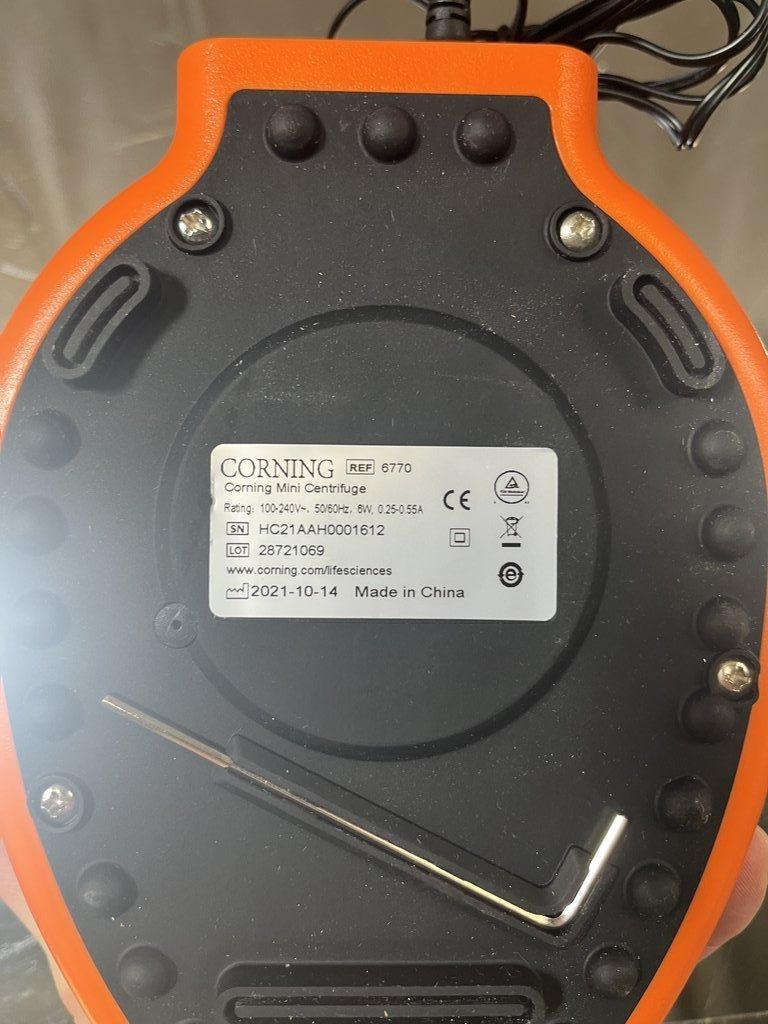 Corning Corning Mini Centrifuge Laboratory Equipment Good Condition