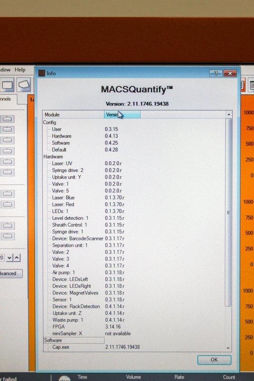Miltenyi MACSQuant Analyzer 10 Cell Analyzer 100-240V No Computer