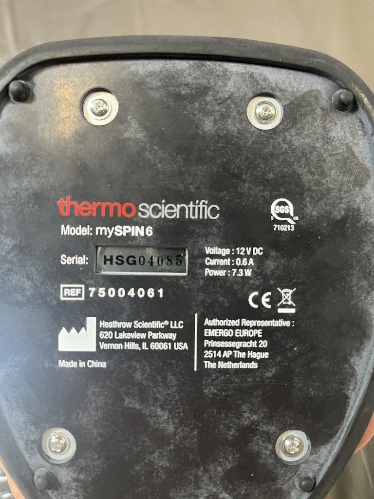 Thermo Scientific mySpin6 Mini Centrifuge, Compact, Efficient, Portable