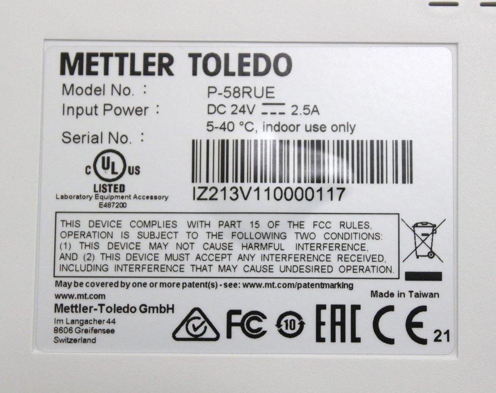 Mettler-Toledo P-58RUE Printer Computer IT Label Printer 10W Function Good Condition
