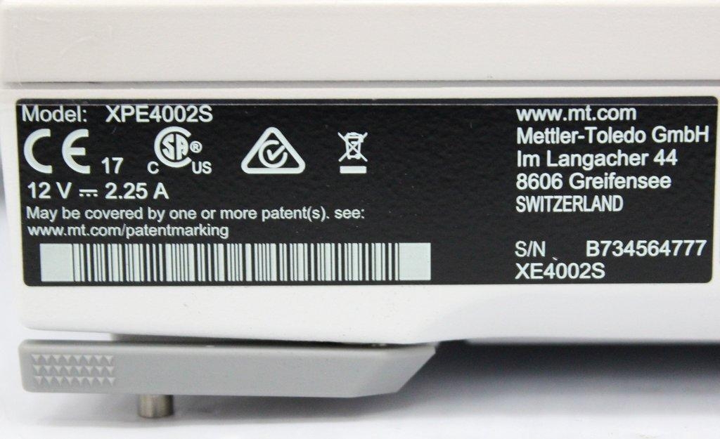 Mettler Toledo XPE4002S XP Precision Balance 120V 50/60Hz Fair Condition