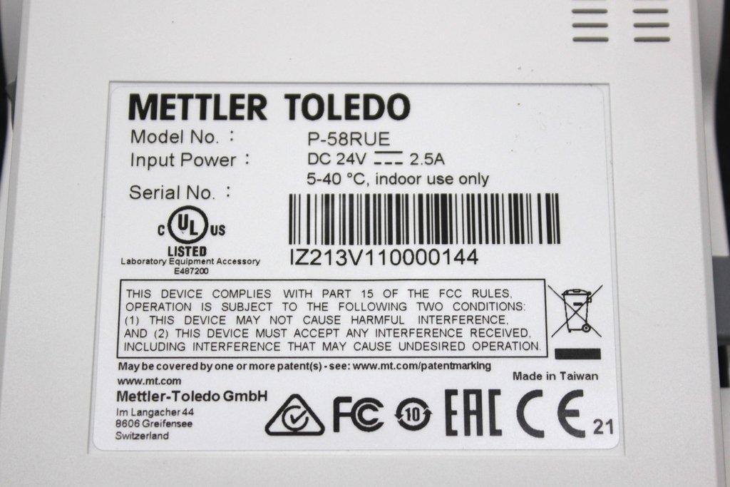 Mettler P-58RUE Printer Laboratory Accessory Includes Computer/Software