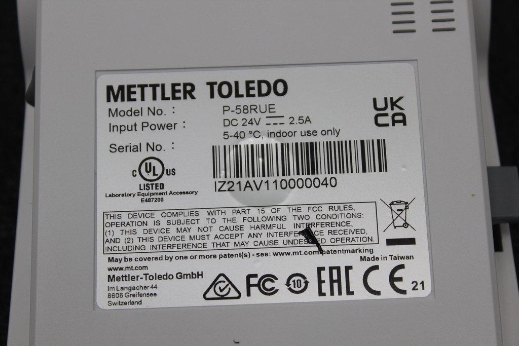 Mettler Toledo P-58RUE Printer Analytical Accessory Near New Includes Computer