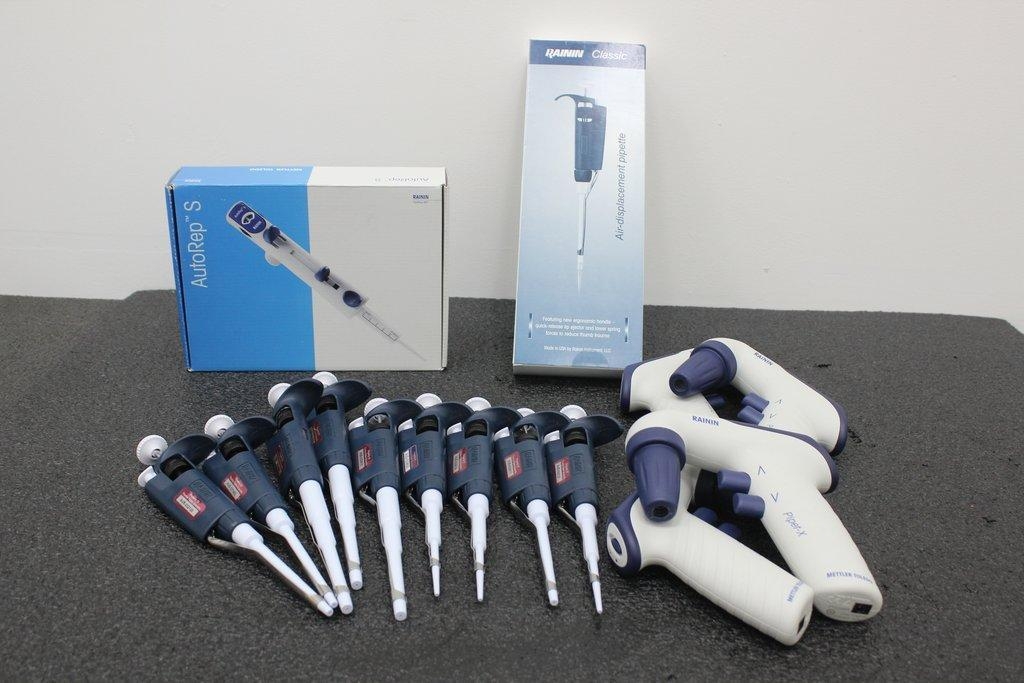 Mettler-Toledo Lot of 15 Pipettors Single-Channel Variable Volume Lab Use