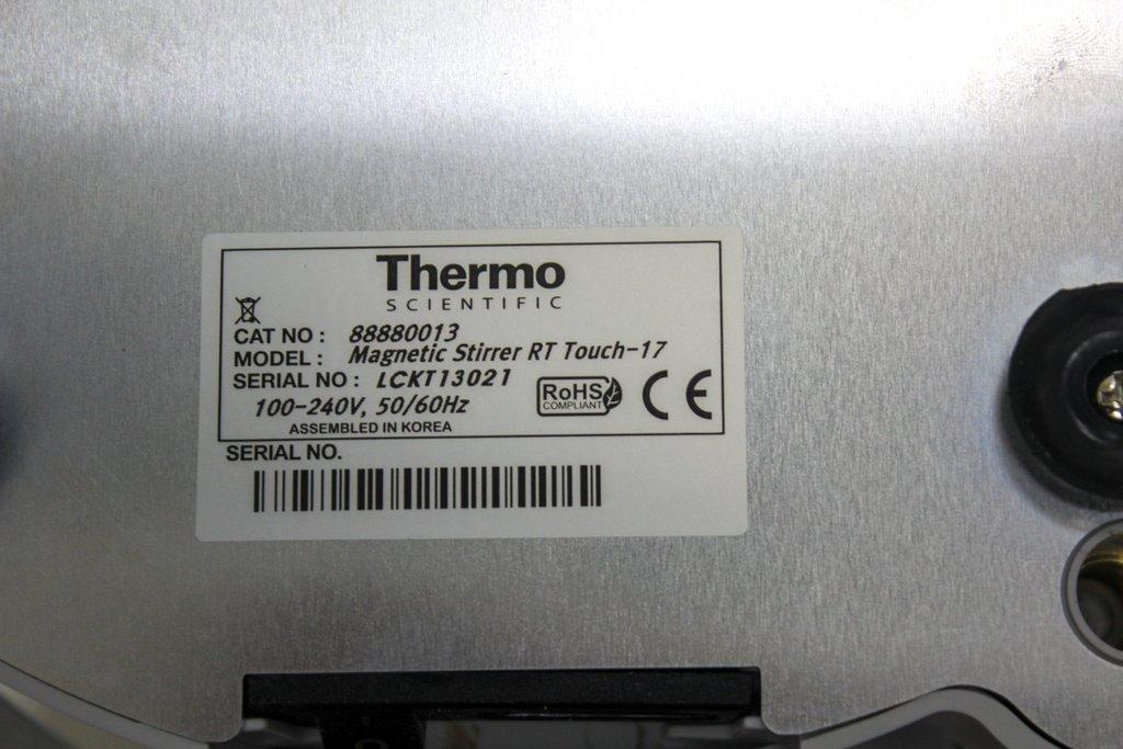 Thermo 88880013 Magnetic Stirrer Stir Plate RT Touch-17 Excellent Condition