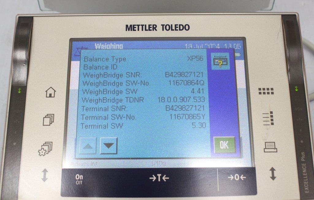 Mettler Toledo XP56 Scale Balance Analytical Balance 52 g 0.001 mg 120V 50 60 Hz