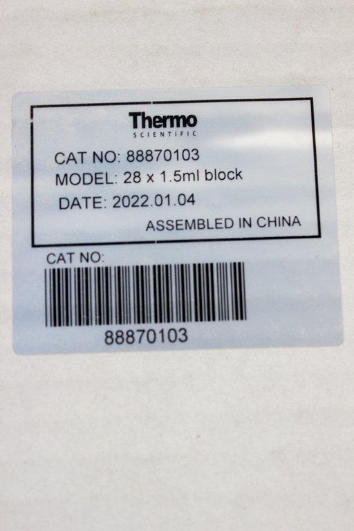 Thermo 88870103 Reaction Block Lab Accessory 3 Pack for 1.5ml Tubes Set