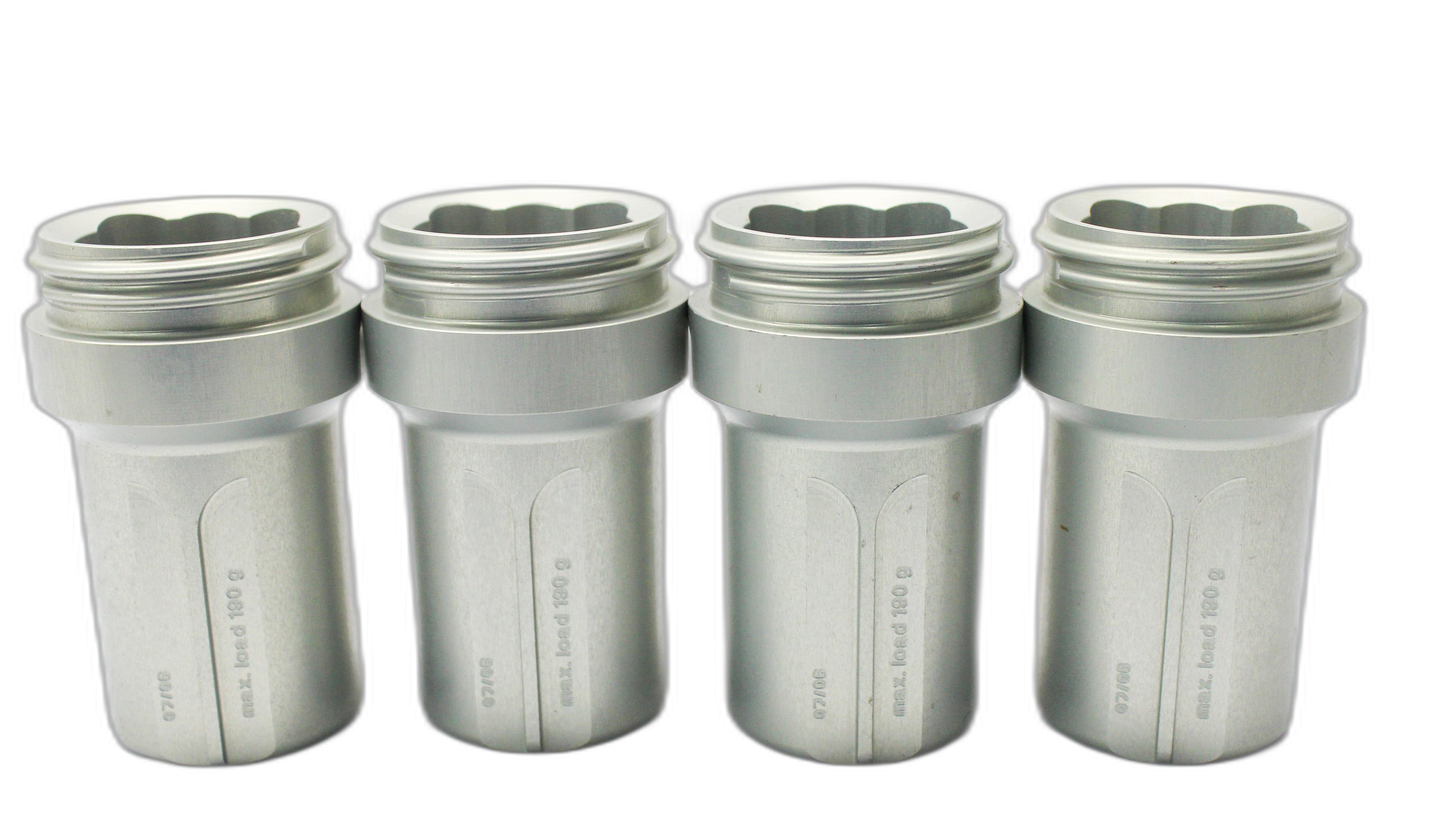 Eppendorf A-4-38 Rotor Buckets, Set of 4, 100mL Capacity, 4400 RPM Max