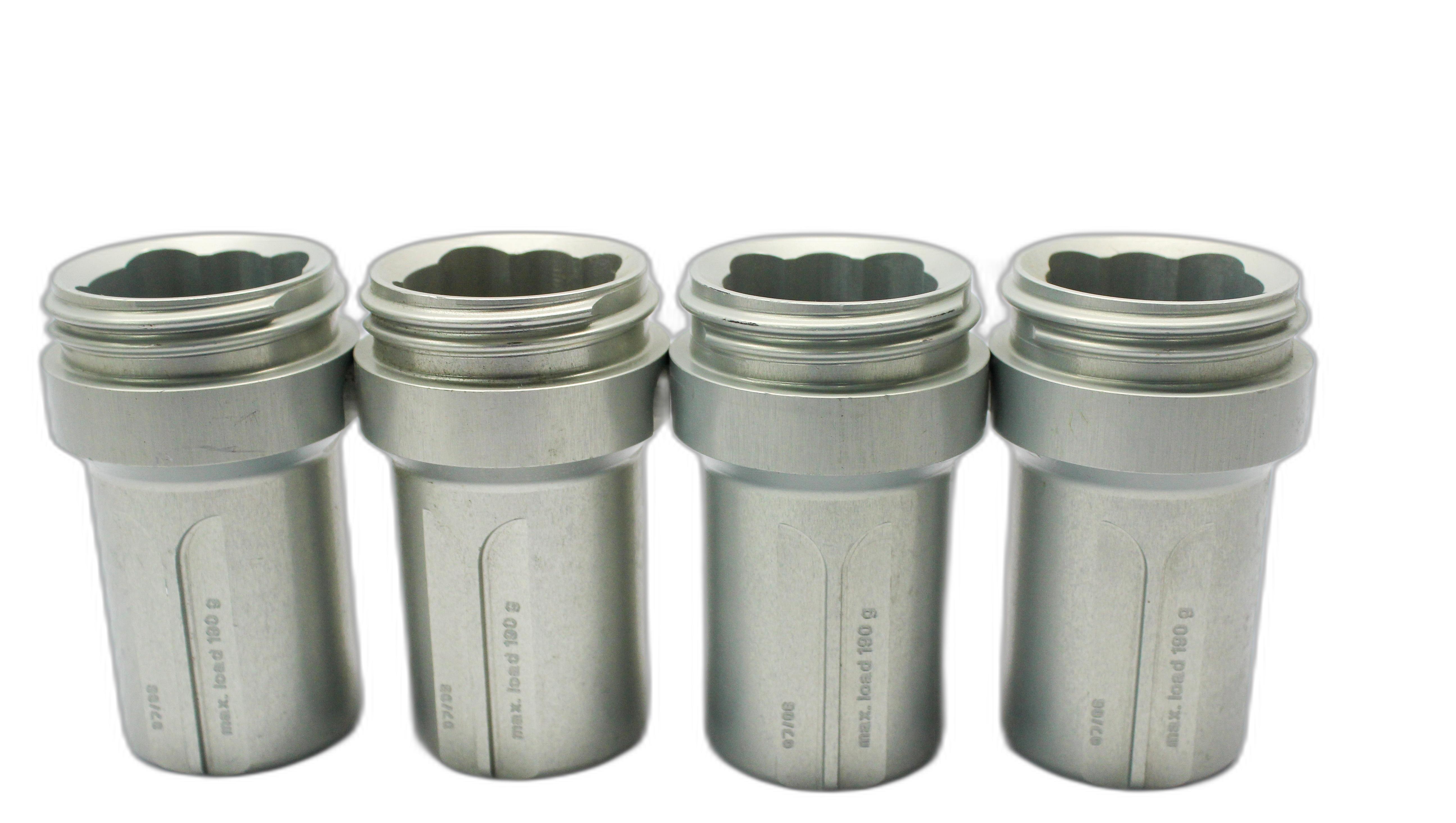 Eppendorf Set of 4 Round Buckets for Rotor A-4-38 Centrifuge Accessory