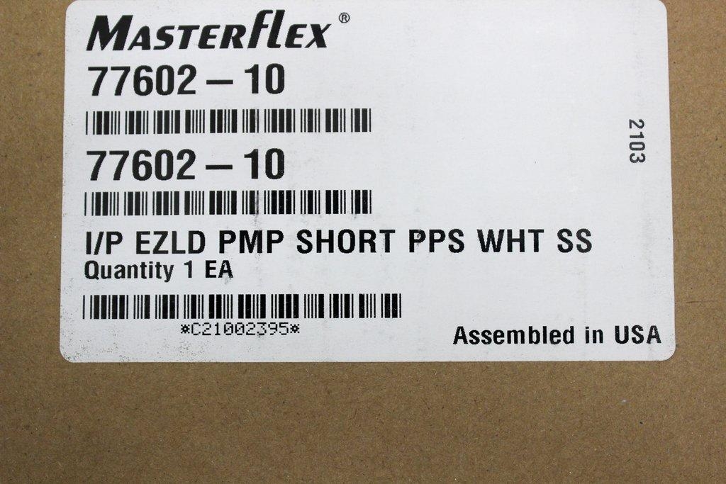 MasterFlex 77602-10 Easy-Load Peristaltic Pump Head for Lab Applications
