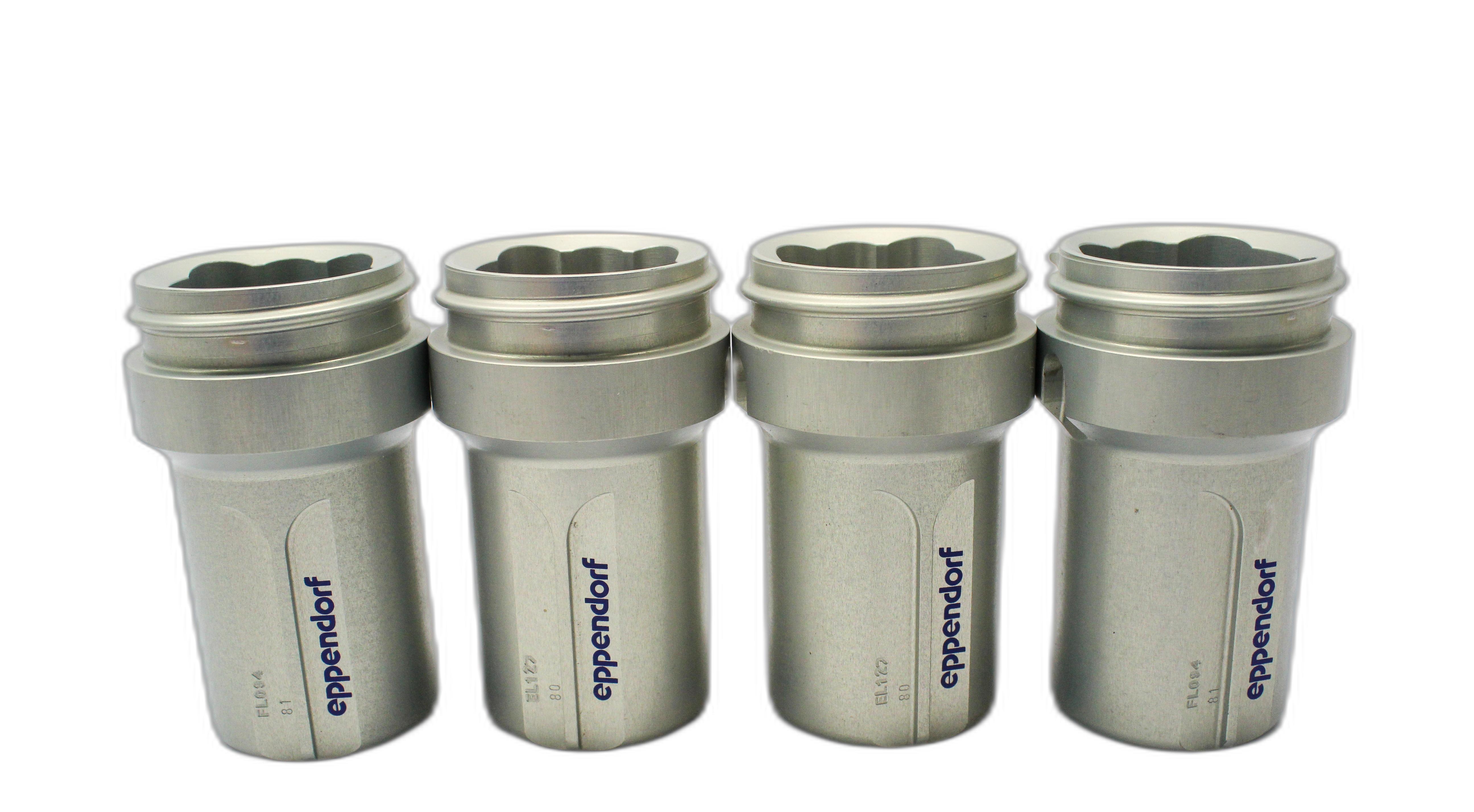Eppendorf A-4-38 Round Buckets Centrifuge Accessory 4 Pcs 100ml Max Speed