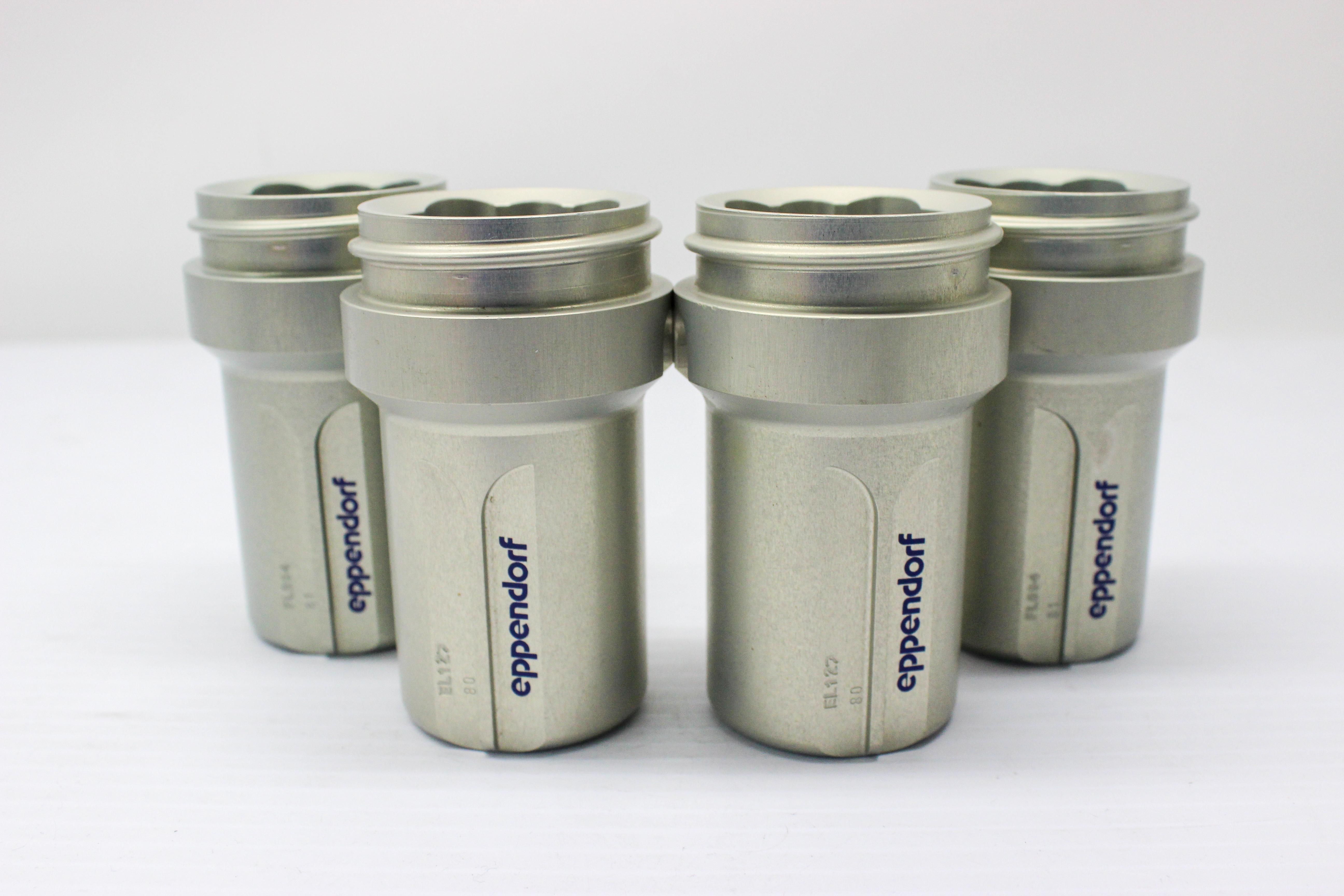 Eppendorf A-4-38 Round Buckets Centrifuge Accessory 4 Pcs 100ml Max Speed