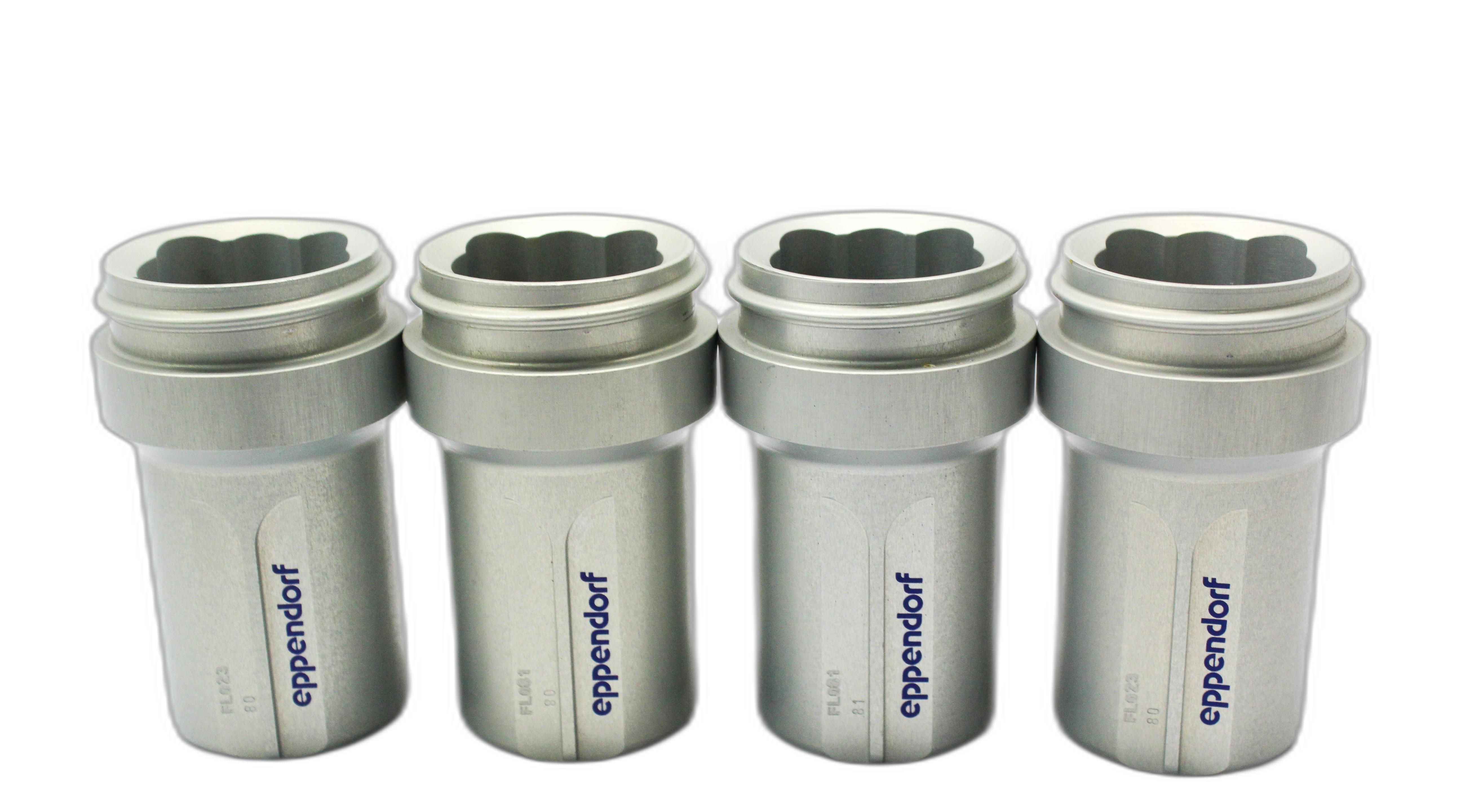 Eppendorf Round Buckets Set for Rotor A-4-38 85/100mL VG Condition