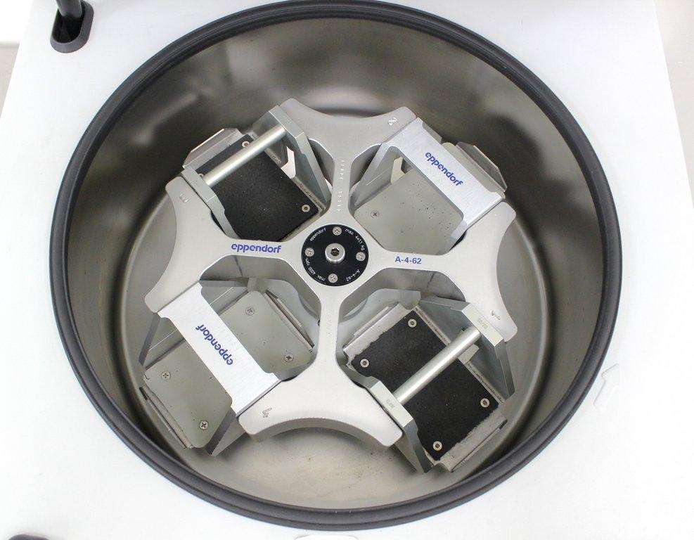 Eppendorf 5810 Centrifuge A-4-62 Rotor 6000RPM Floor Model VG Condition