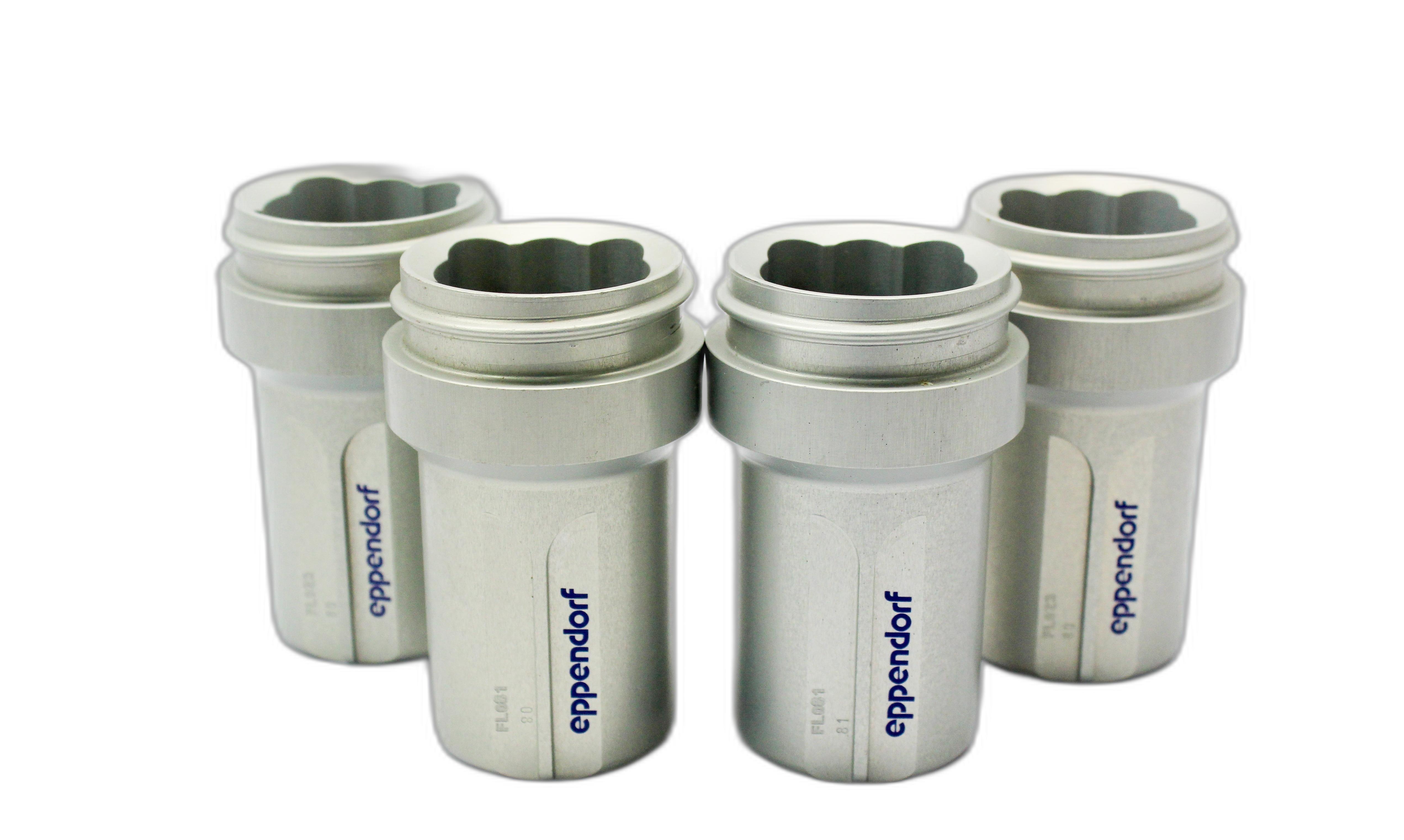 Eppendorf Round Buckets Set for Rotor A-4-38 85/100mL VG Condition