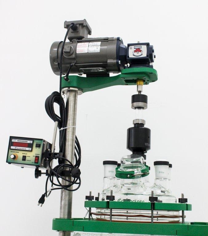 Chemglass 100L Reactor System Unjacketed 6-Neck Digital Controller XP
