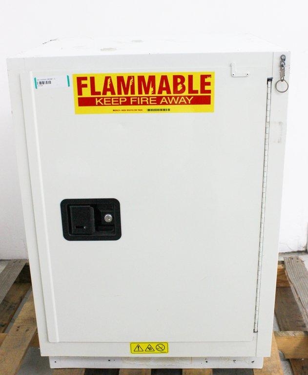Justrite 8825272S Facility Corrosive Cabinet 15 gal ChemCor self close RHD