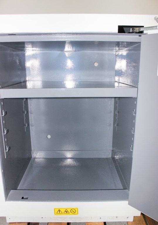 Justrite 8825272S Facility Corrosive Cabinet 15 gal ChemCor self close RHD