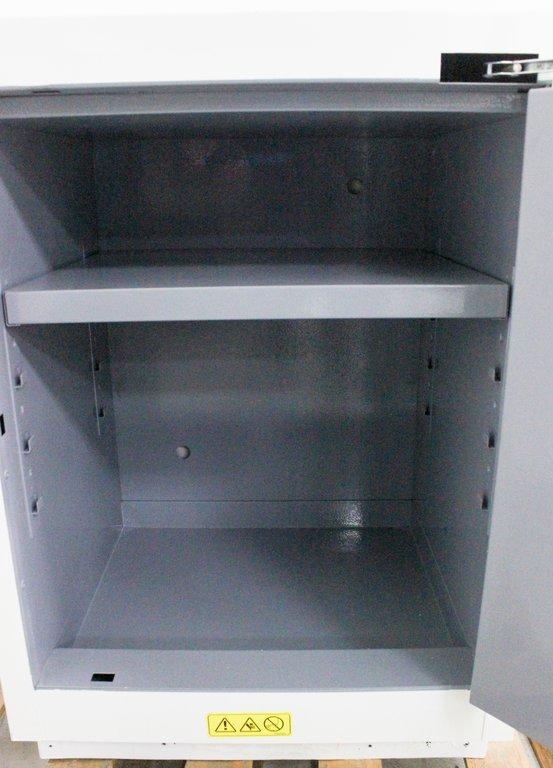 Justrite 8825272S Facility Corrosive Cabinet 15 gal ChemCor self close RHD