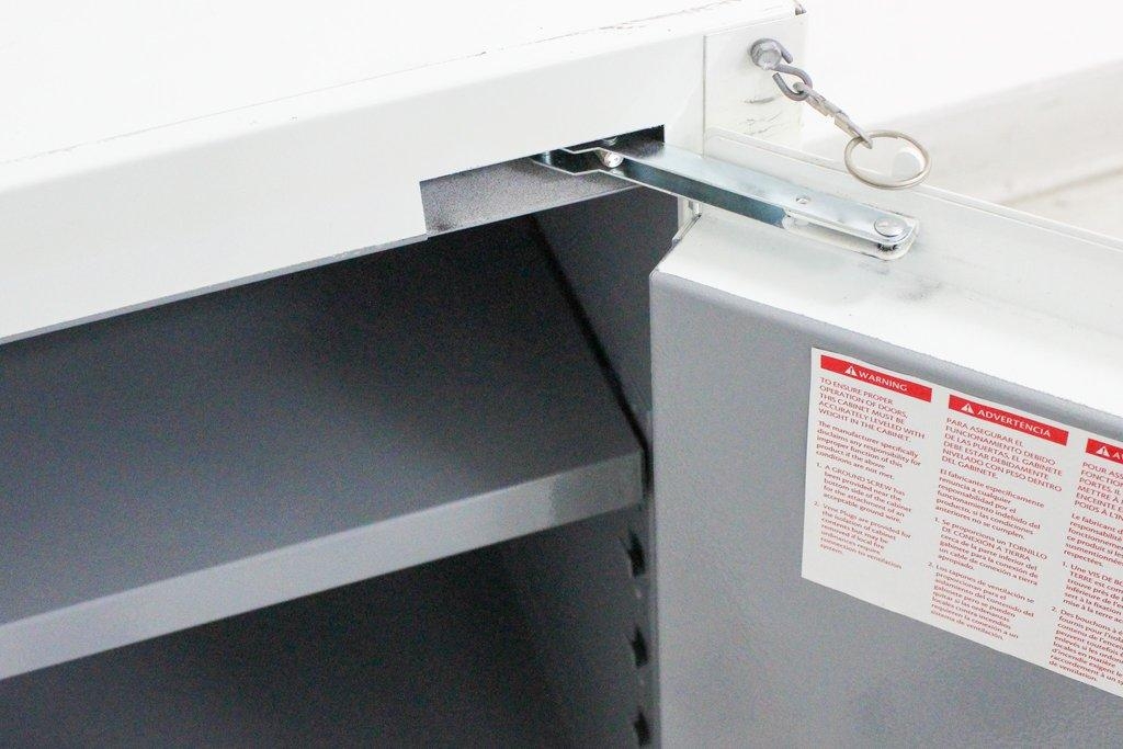 Justrite 8825272S Facility Corrosive Cabinet 15 gal ChemCor self close RHD