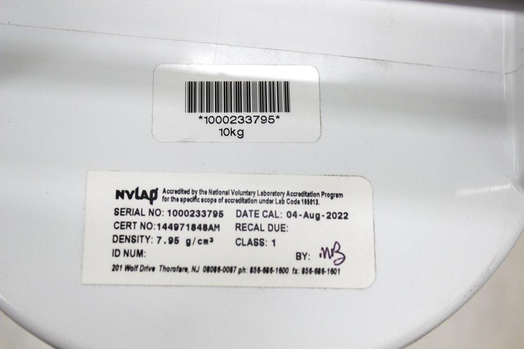 Mettler-Toledo 10kg Calibration Weight Turnkey System Analytical Accessory