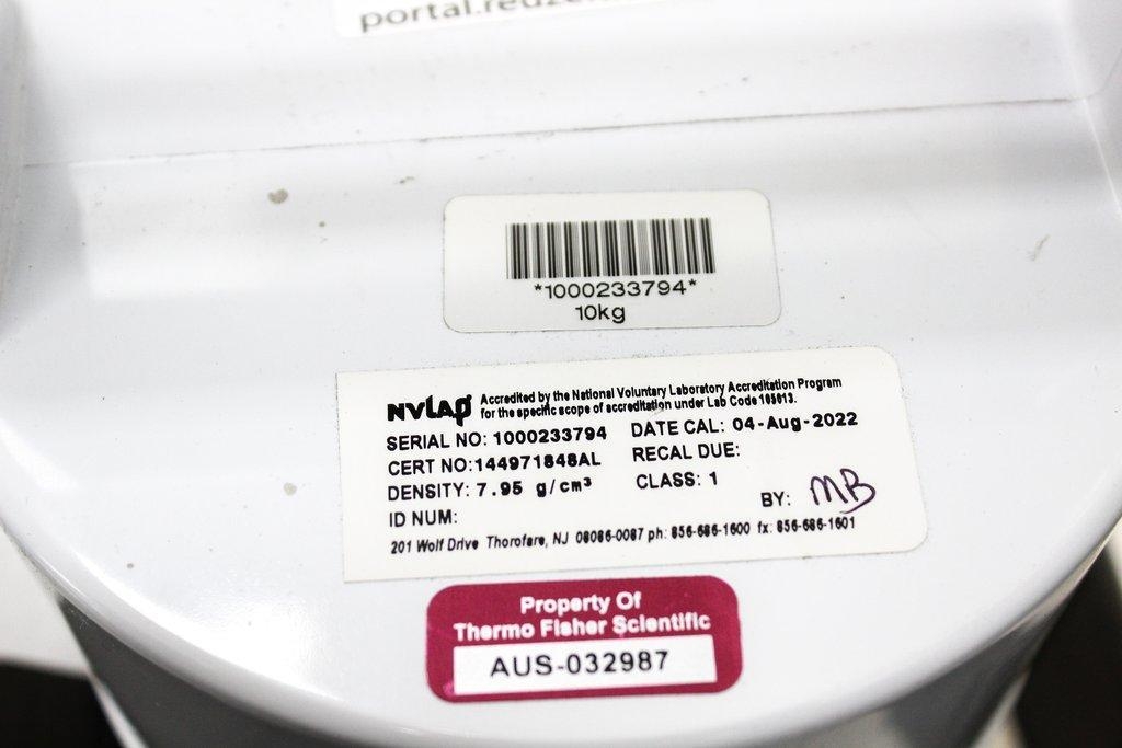 Mettler Toledo 10kg Calibration Weight Testing Equipment Turn-Key Refurbished