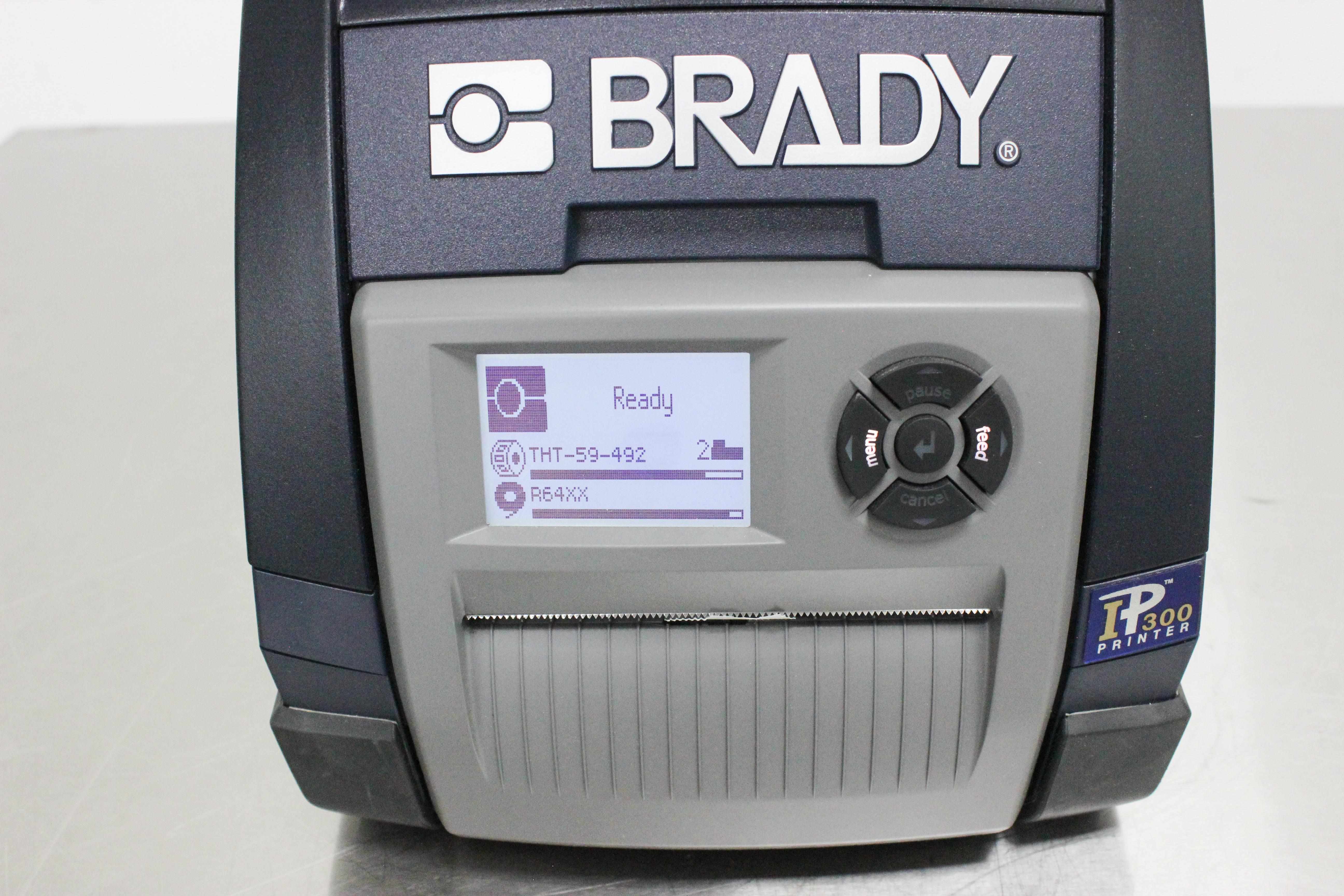 Brady BP-IP300 Desktop Label Printer 300dpi 8in/sec Ethernet Parallel USB