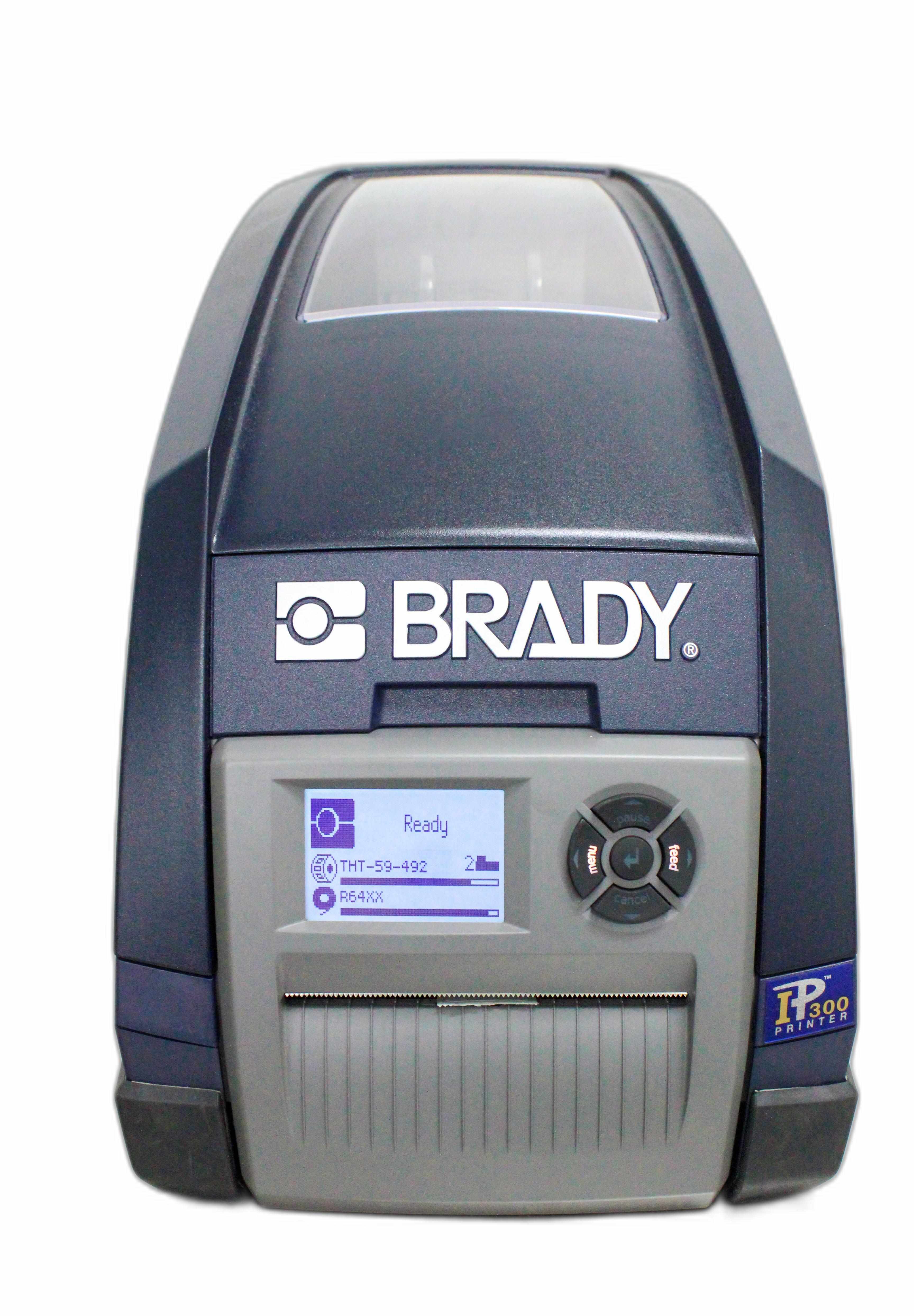 Brady BP-IP300 Desktop Label Printer 300dpi 8in/sec Ethernet Parallel USB