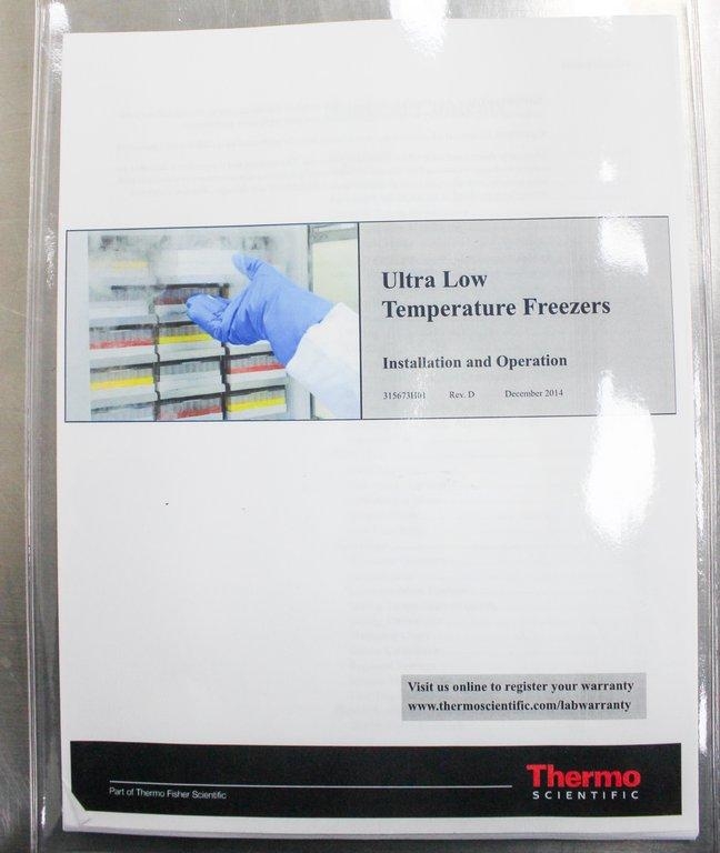 Thermo Scientific 88300V Upright ULT Freezer -80C Secure Storage