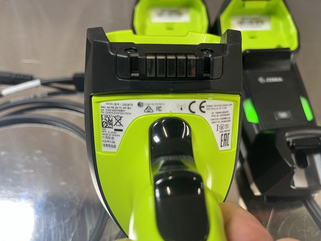 Zebra DS3678 Barcode Scanner Wireless Bluetooth Excellent Condition