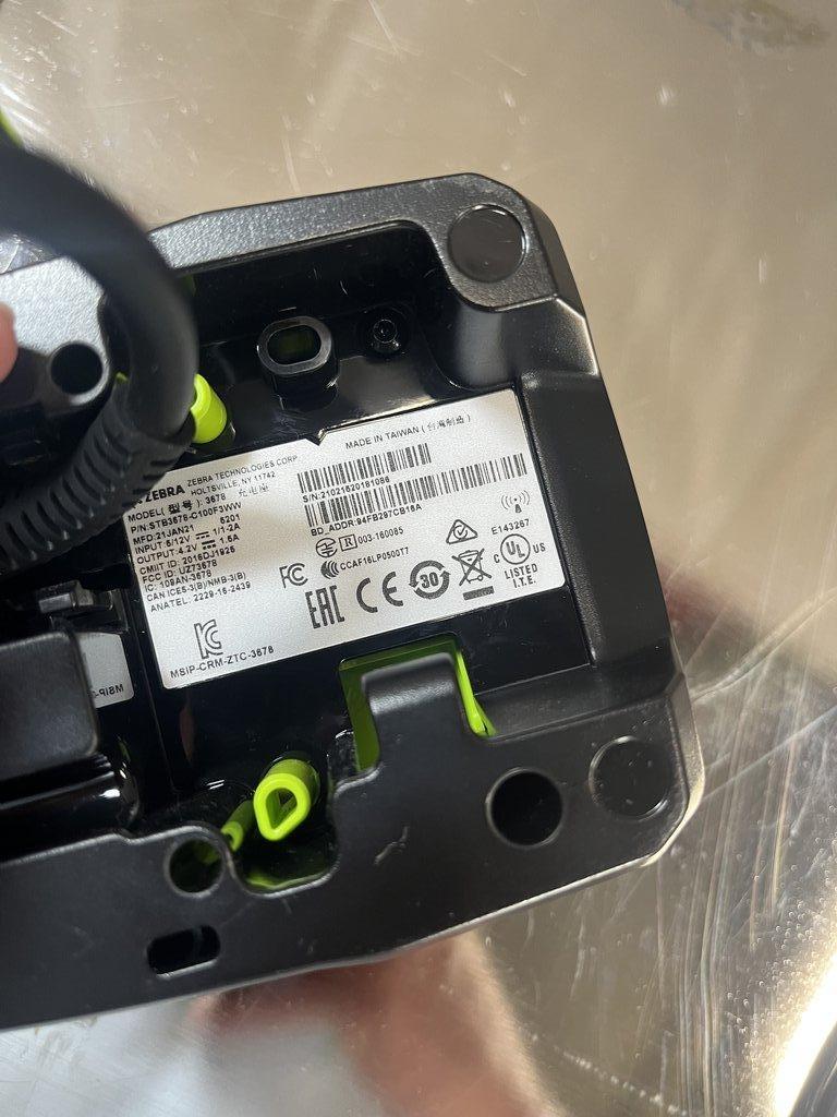 Zebra DS3678 Barcode Scanner Wireless Bluetooth Excellent Condition