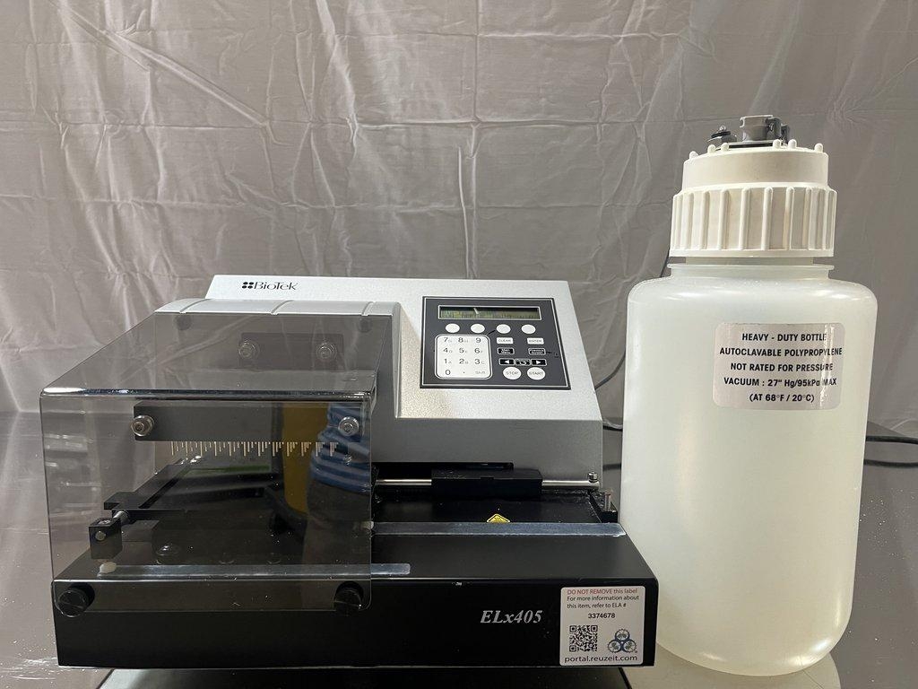 GE ELx405 Plate Washer Liquid Handling Efficient Processing Included