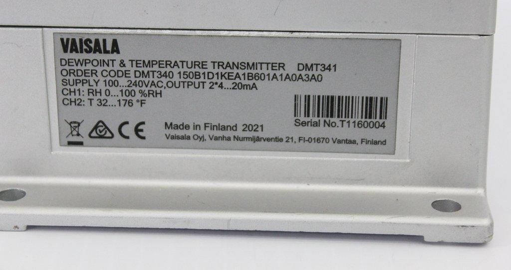 Vaisala DMT 341 Dewpoint & Temperature Transmitter - Industrial Grade