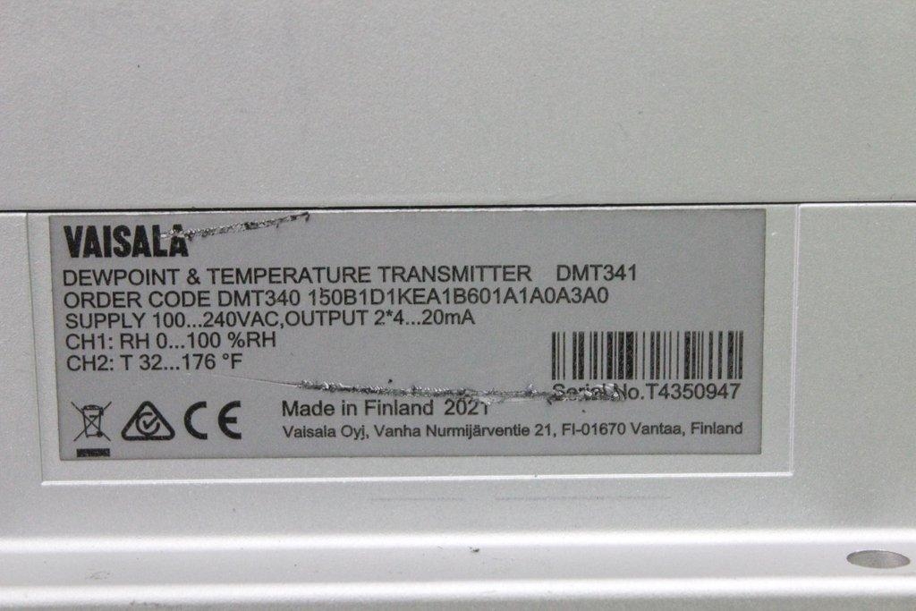 Vaisala DMT340 Dew Point Temperature Transmitter Remote Display Used