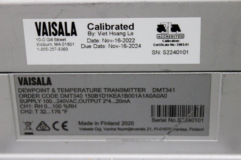 Vaisala DMT340 Dewpoint Temperature Transmitter -60C - 80C Industrial Use