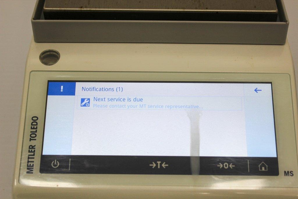 Mettler-Toledo MS12002TS00 Precision Balance Bench Scale 6000g 0.01g