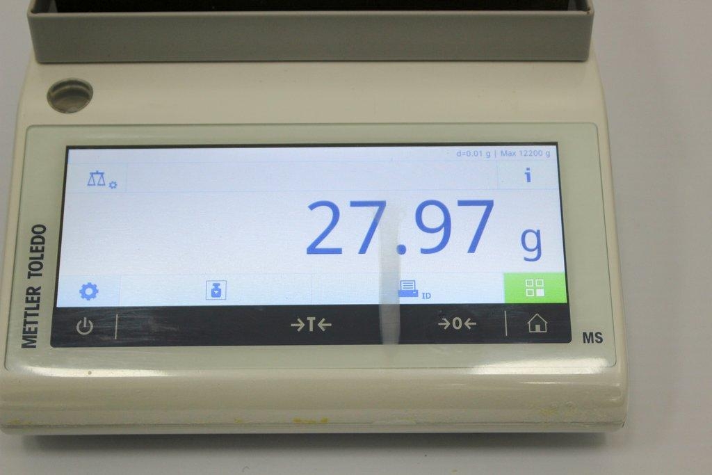 Mettler-Toledo MS12002TS00 Precision Balance Bench Scale 6000g 0.01g