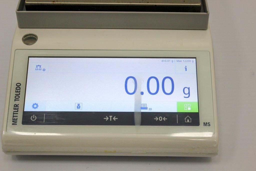 Mettler-Toledo MS12002TS00 Precision Balance Bench Scale 6000g 0.01g