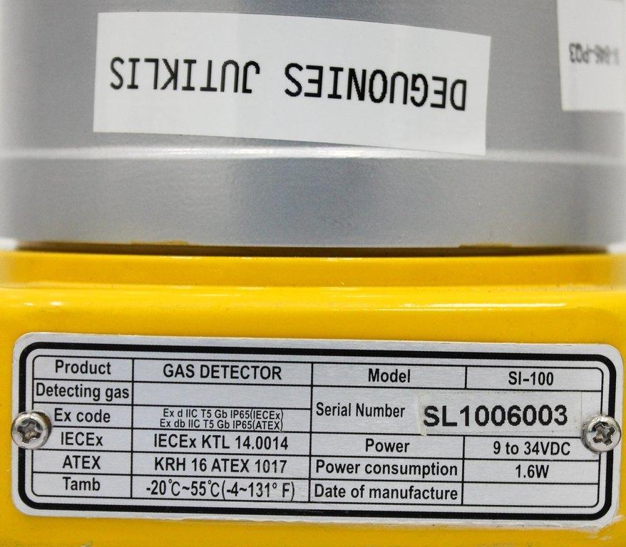 SENKO SI-100 Fixed Gas Detector Turn-Key Complete and Functional 120V