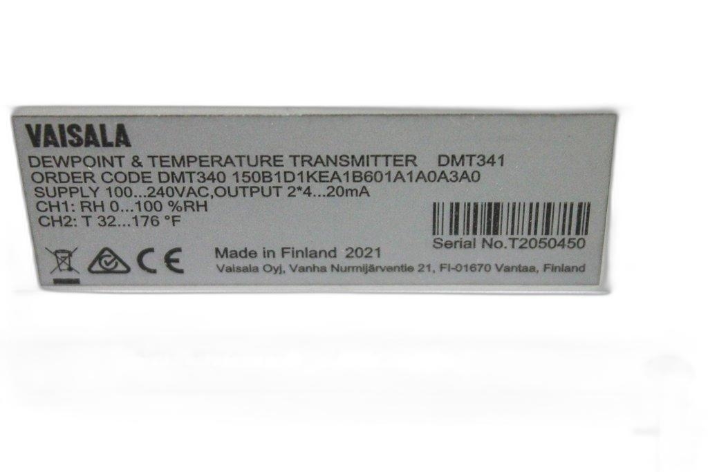 Vaisala DMT 340 Dewpoint & Temperature Transmitter - Remote Probe, 100-240V
