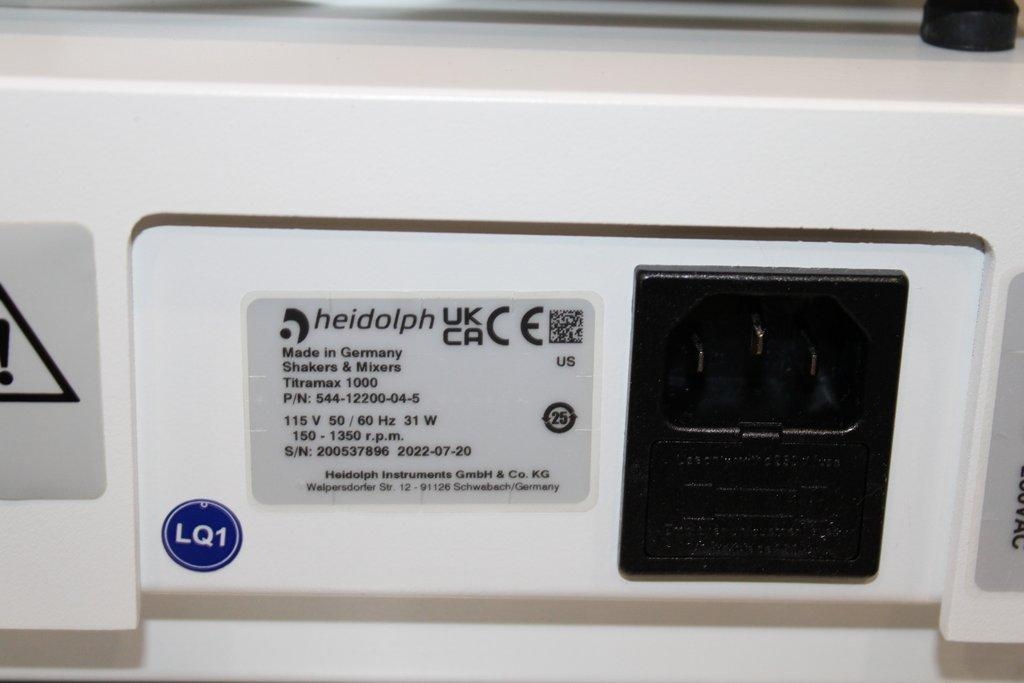 Heidolph Titramax 1000 Shaker for Laboratory and Scientific Research