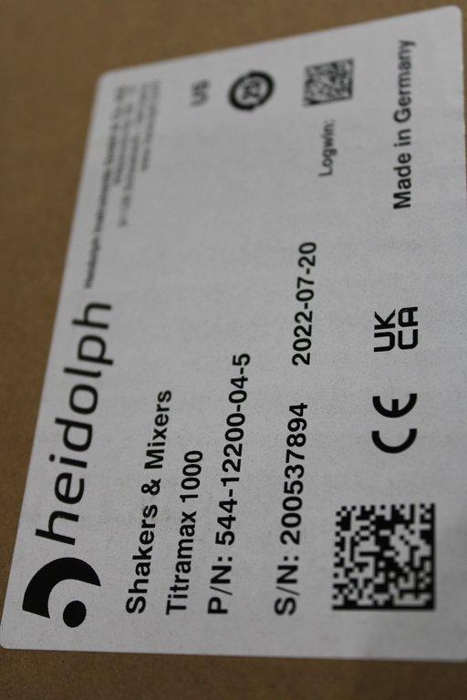 Heidolph Titramax 1000 Shaker for Laboratory and Scientific Research