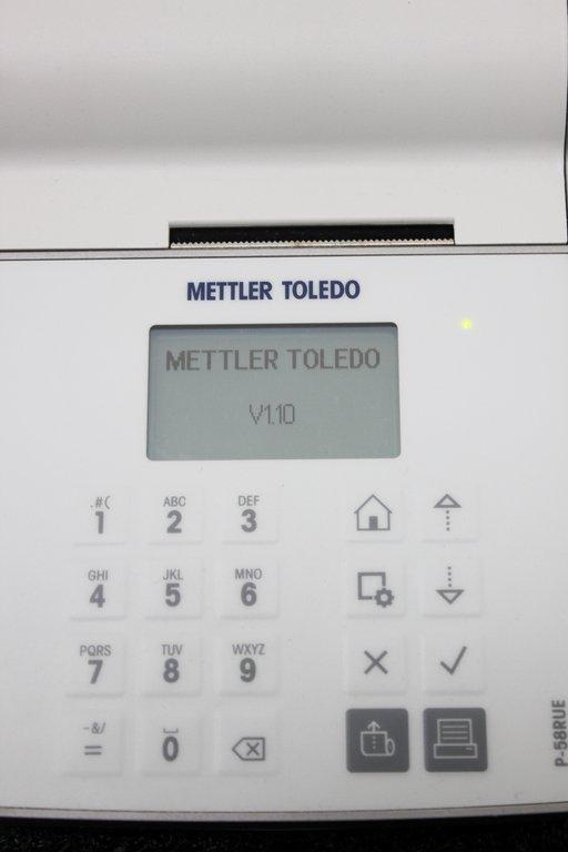 Mettler-Toledo P-58RUE Printer Analytical Accessory 120V Functions Tested
