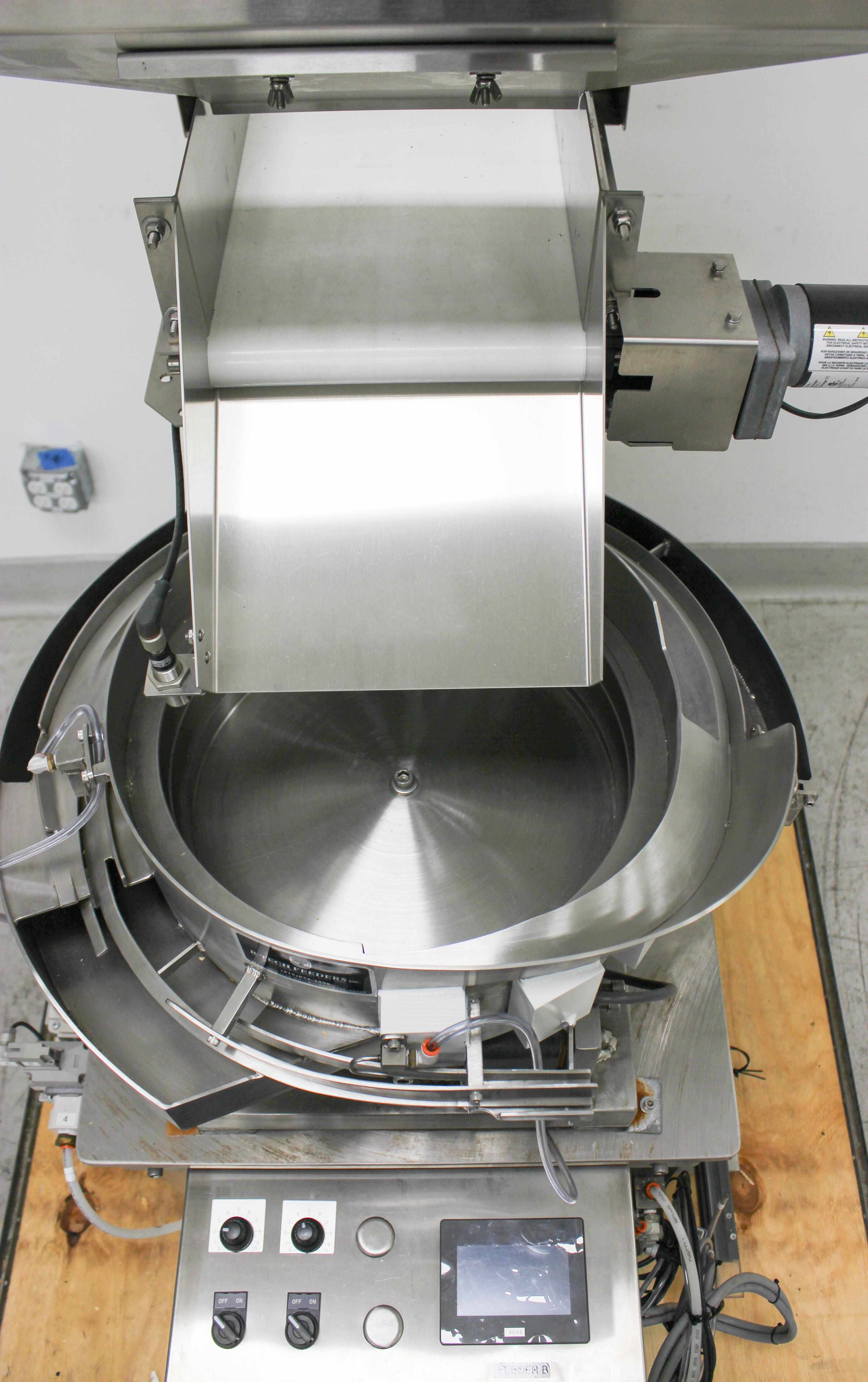 R-Tech 15-110AC-FC-B-H-CS Vibratory Feeder Bowl w/ Hopper, 110V, 60Hz