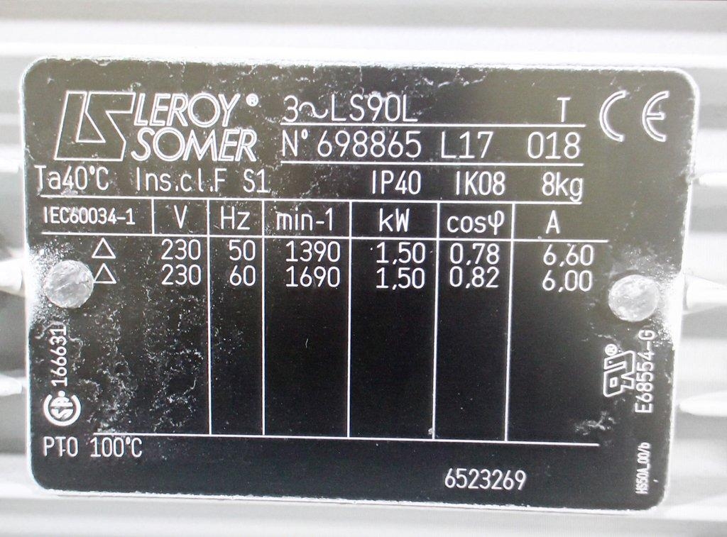 Leybold SV40/65 Vacuum Pump Scientific 200-240V Tested Powers On Basic Functions