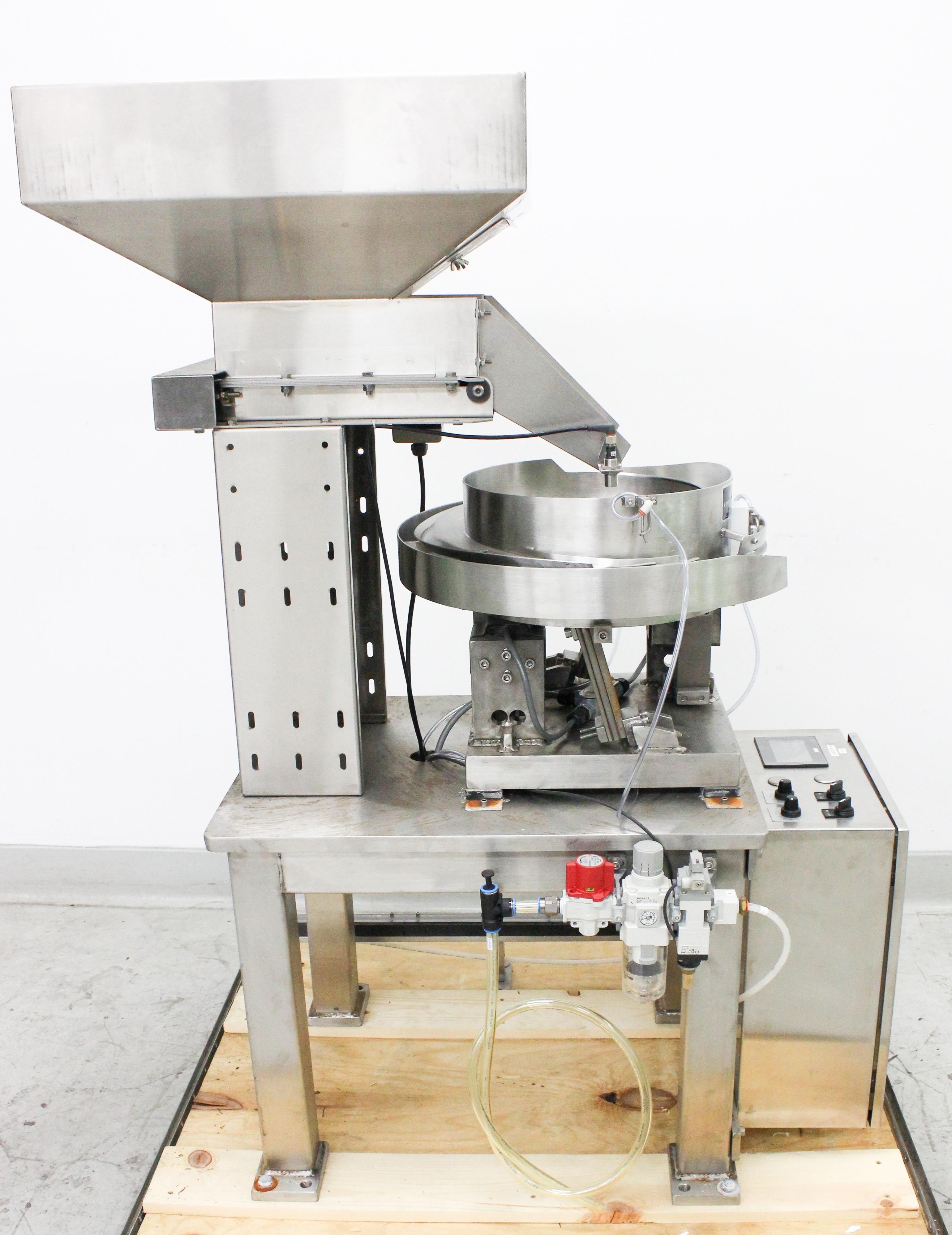 R-Tech 15-110AC-FC-B-H-CS Vibratory Feeder Bowl w/ Hopper, 110V, 60Hz