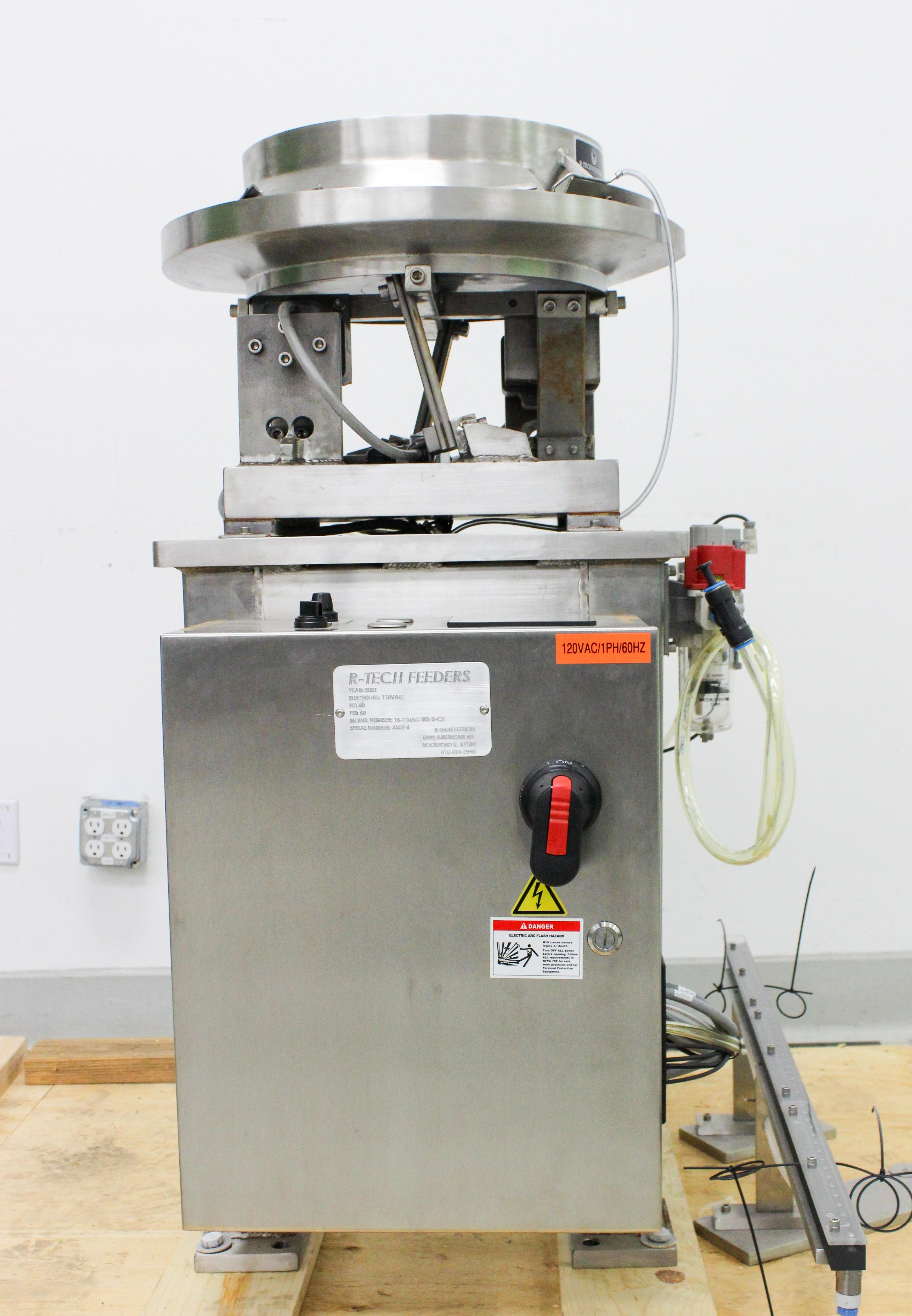 R-Tech 15-110AC Vibratory Bowl Feeder High-Output 1600 PPM Sorting System