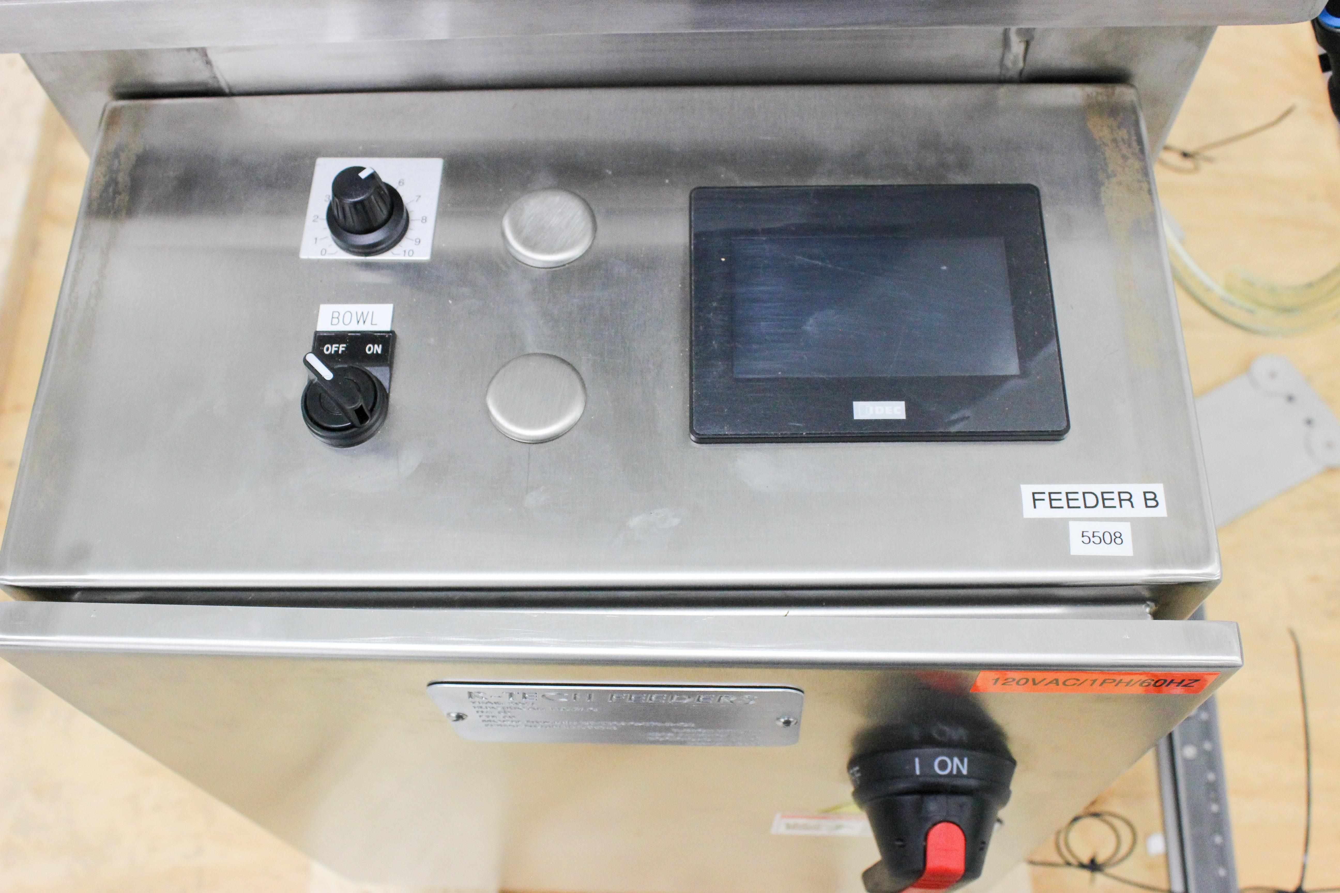 R-Tech 15-110AC Vibratory Bowl Feeder High-Output 1600 PPM Sorting System