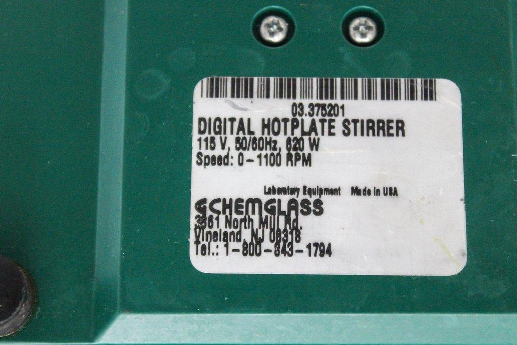 Chemglass Opti Chem Digital Hotplate Stirrer with 200ML Flask Insert